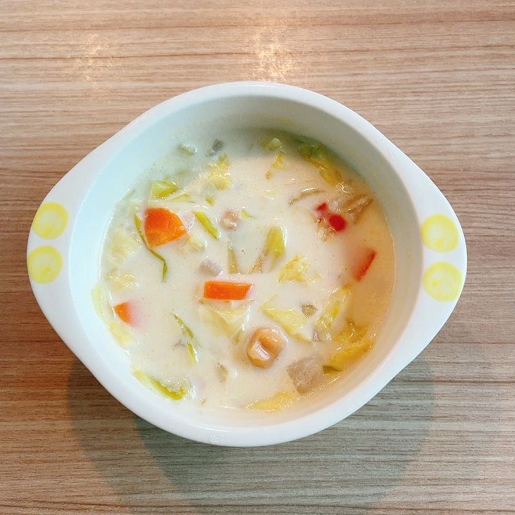 ひよこ豆の豆乳スープ