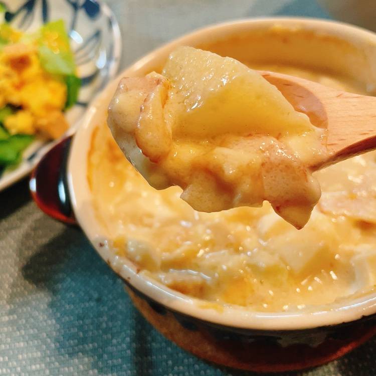 ホワイトソースがとろ~り